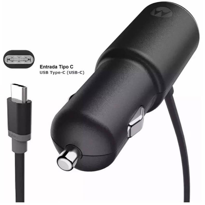 Cargador Para Auto Usb C Motorola Turbo